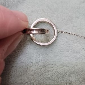 Tiffany interlocking circle necklace